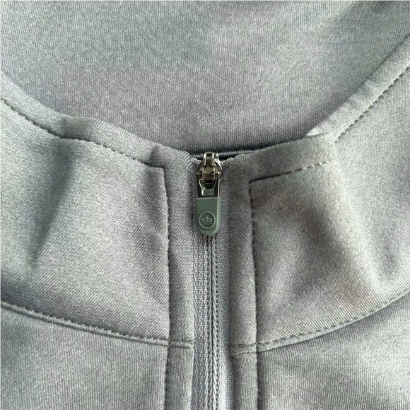 Peter Millar Perth Melange Performance Quarter Zip Mens Size Large Gale Gray - Picture 7 of 14